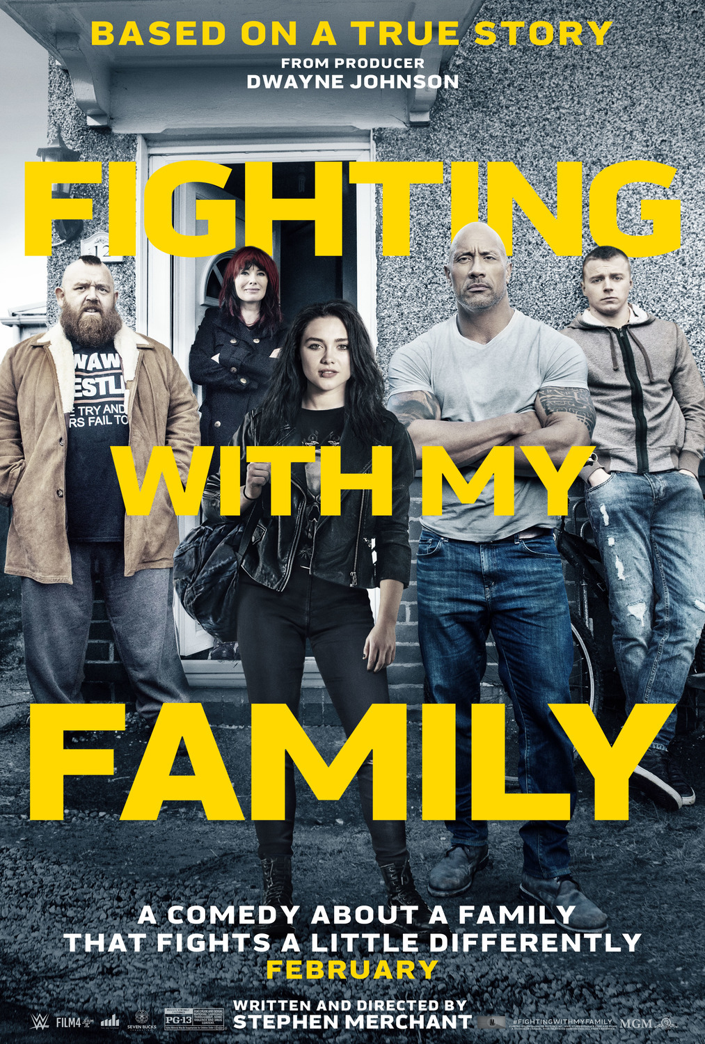 حقق فيلم Fighting with My Family إيرادات وصلت إلى 21 مليون دولار أمريكى منذ طرحه يوم 14 فبراير الماضى فى الولايات المتحدة الأمريكية حتى الآن، ومن المقرر أن يطرح في باقى الدول حول العالم خلال الشهر الجارى.